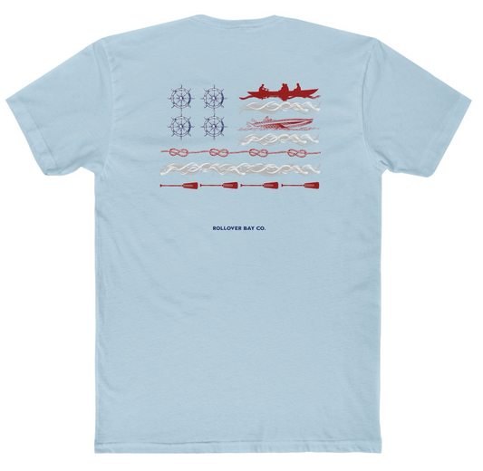 Boater American Flag T-shirt