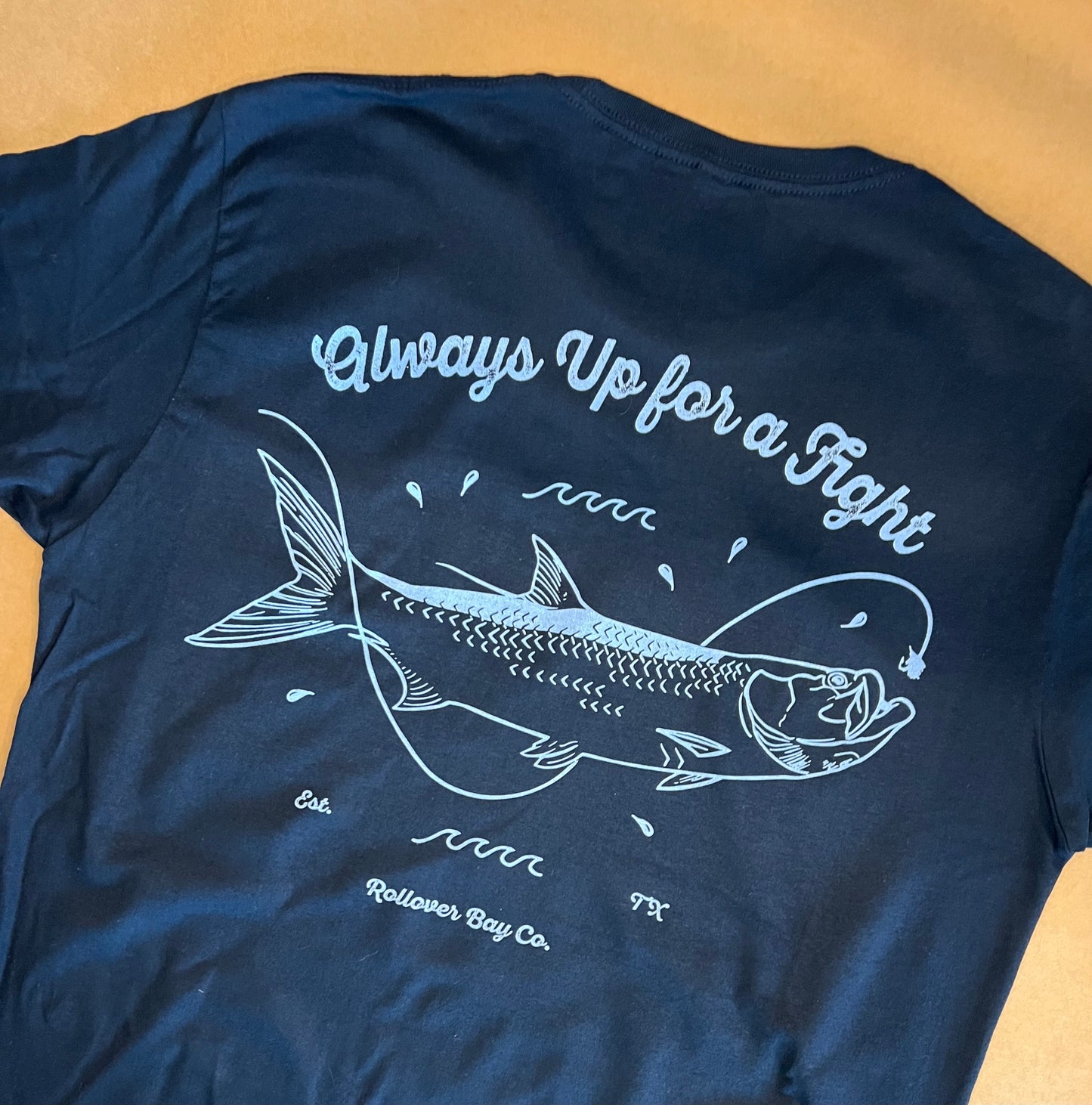 Always Up For a Fight (light on dark blue)