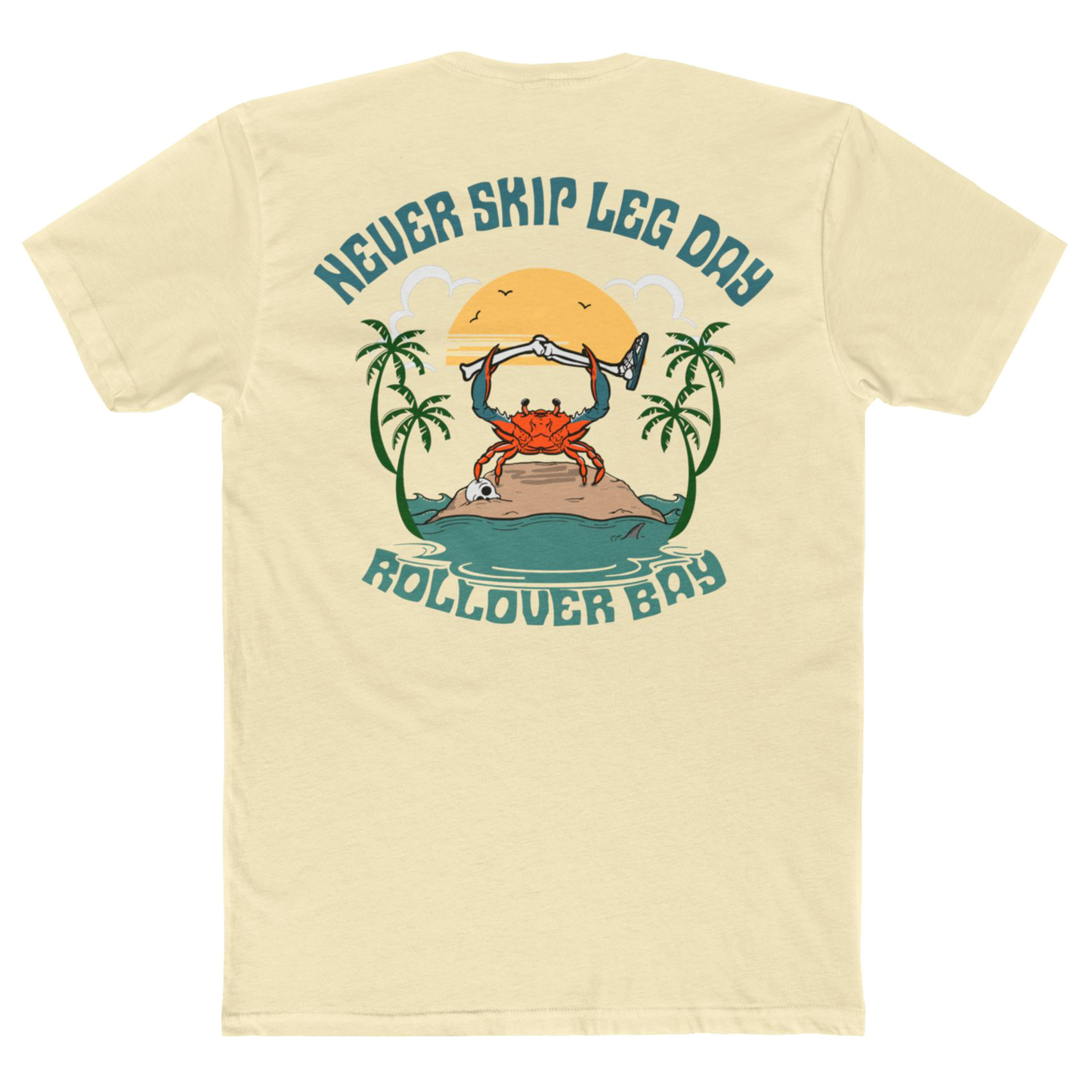 Crab - Don't Skip Leg Day Skeleton T-shirt