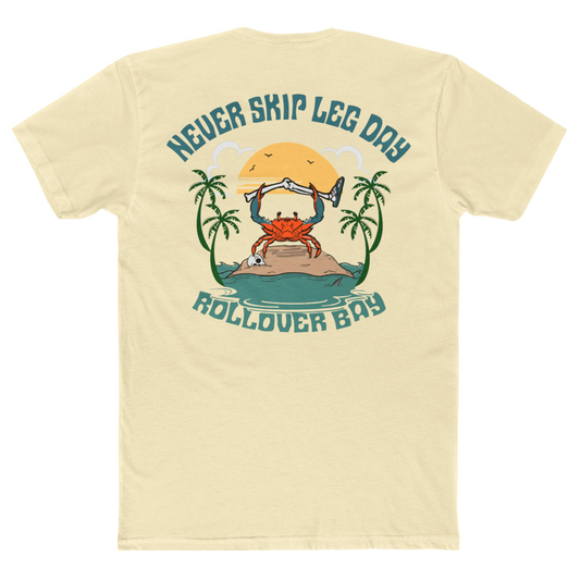 Crab - Don't Skip Leg Day Skeleton T-shirt