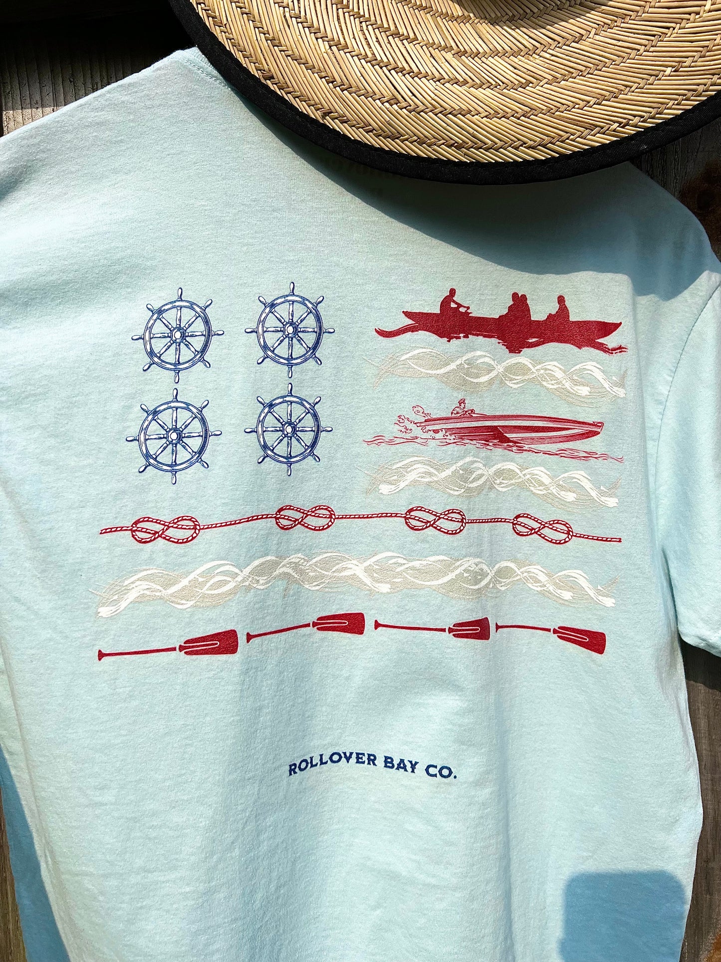 Boater American Flag T-shirt